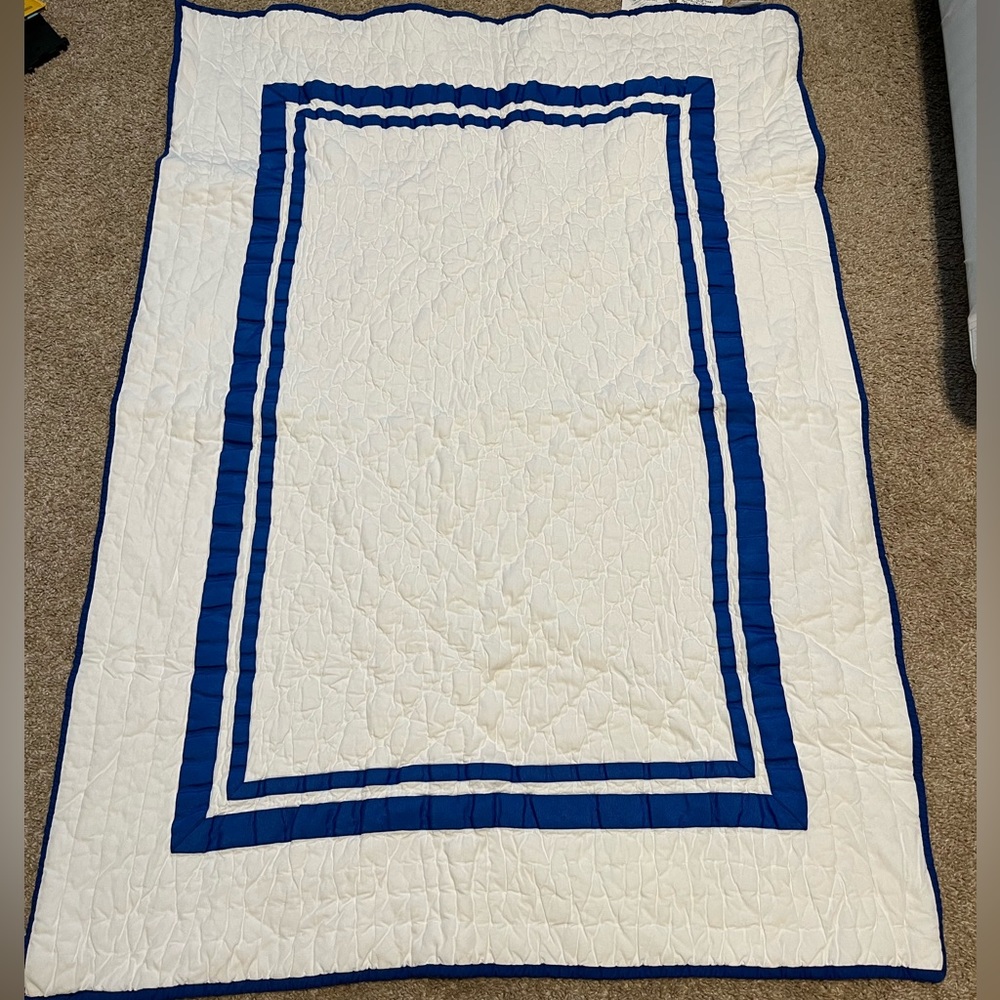 Pottery Barn Crib Blanket